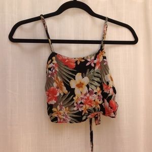 Tropical floral tank